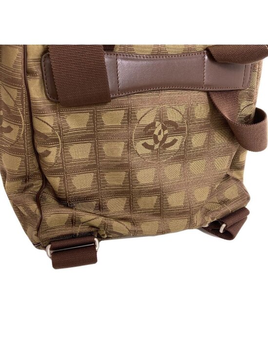 Chanel New Travel Line Silver Backpack Nylon main image 4